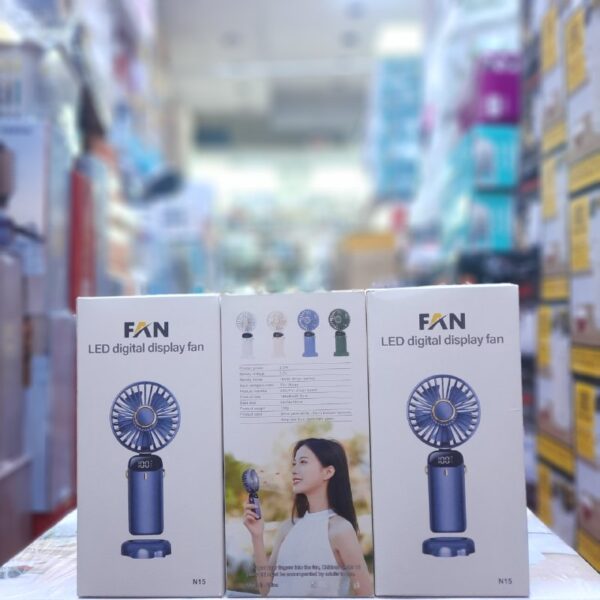 Мини-вентилятор FAN N-15 с LED дисплеем — изображение 2