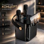 Портативная акустическая система Koleer S882 с микрофонами — изображение 2