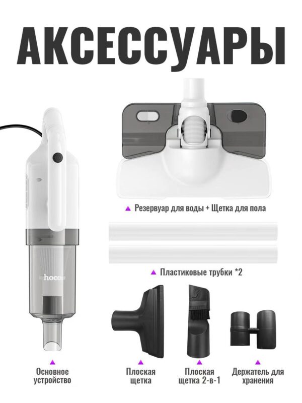 Вертикальный проводной пылесос Hoco HJD92A — изображение 7