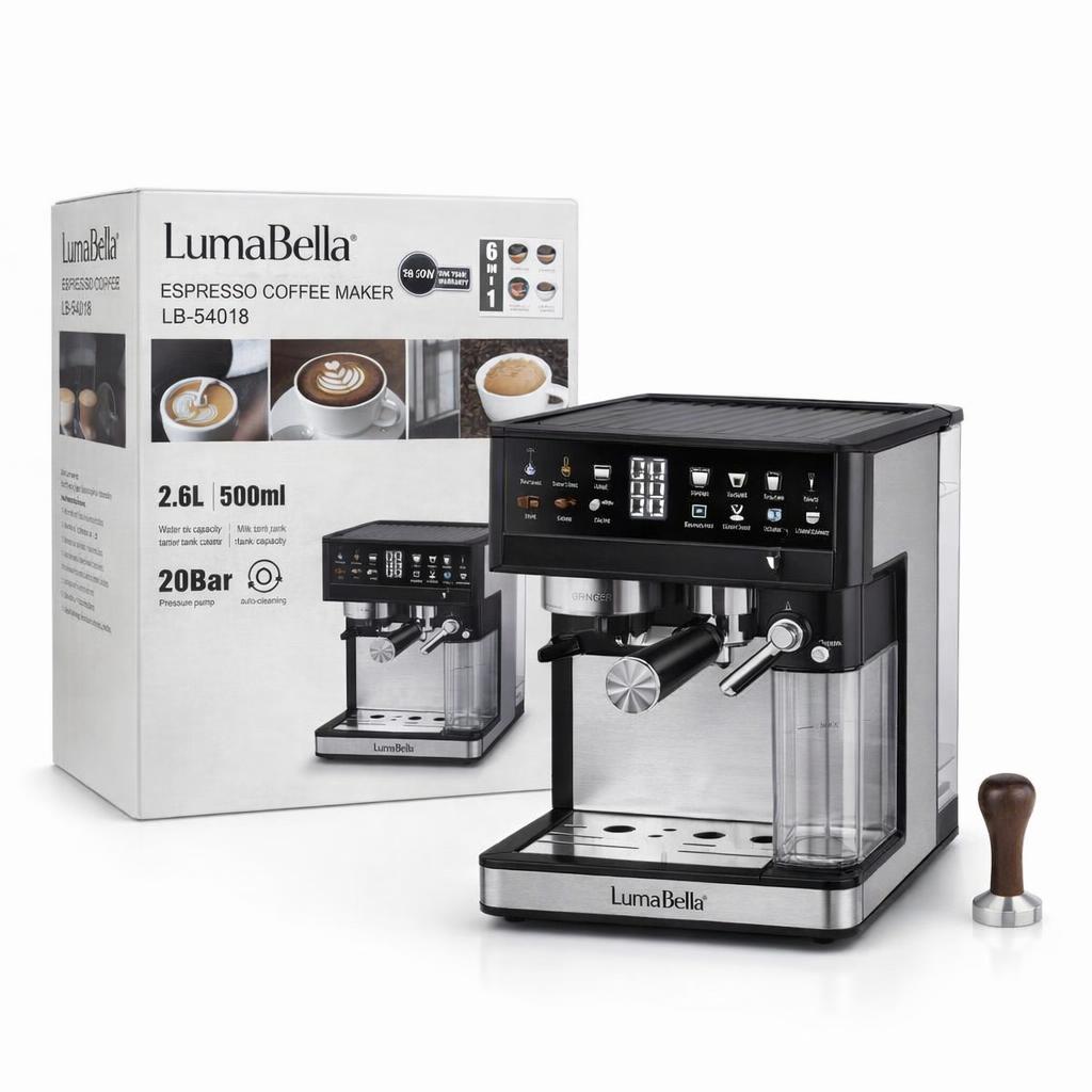 product-photo-1789529212593-0 Рожковая кофеварка LumaBella LB-54018 — изображение 1