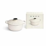 Кастрюля SMEG из эмалированного чугуна 4.2 л