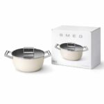 Кастрюля SMEG 4.6 л с керамическим антипригарным покрытием