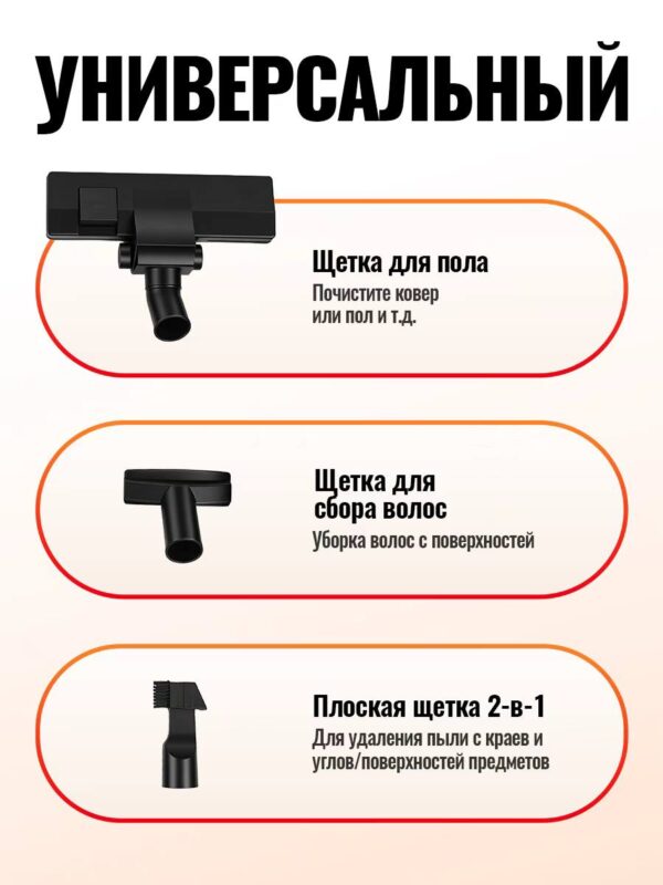 Портативный горизонтальный пылесос HOCO HJD49A — изображение 3