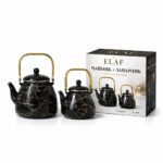 Чайник и заварник эмалированные ELAF