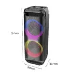 Портативная колонка Sing-e ZQS 8288 с RGB подсветкой — изображение 2