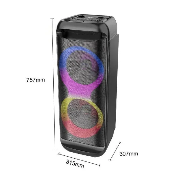 Портативная колонка Sing-e ZQS 8288 с RGB подсветкой — изображение 2