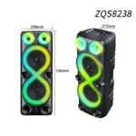 Портативная колонка Sing-B ZQS 8238 с RGB подсветкой — изображение 2