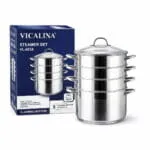 Мантоварка Vicalina VL-6034 из нержавеющей стали