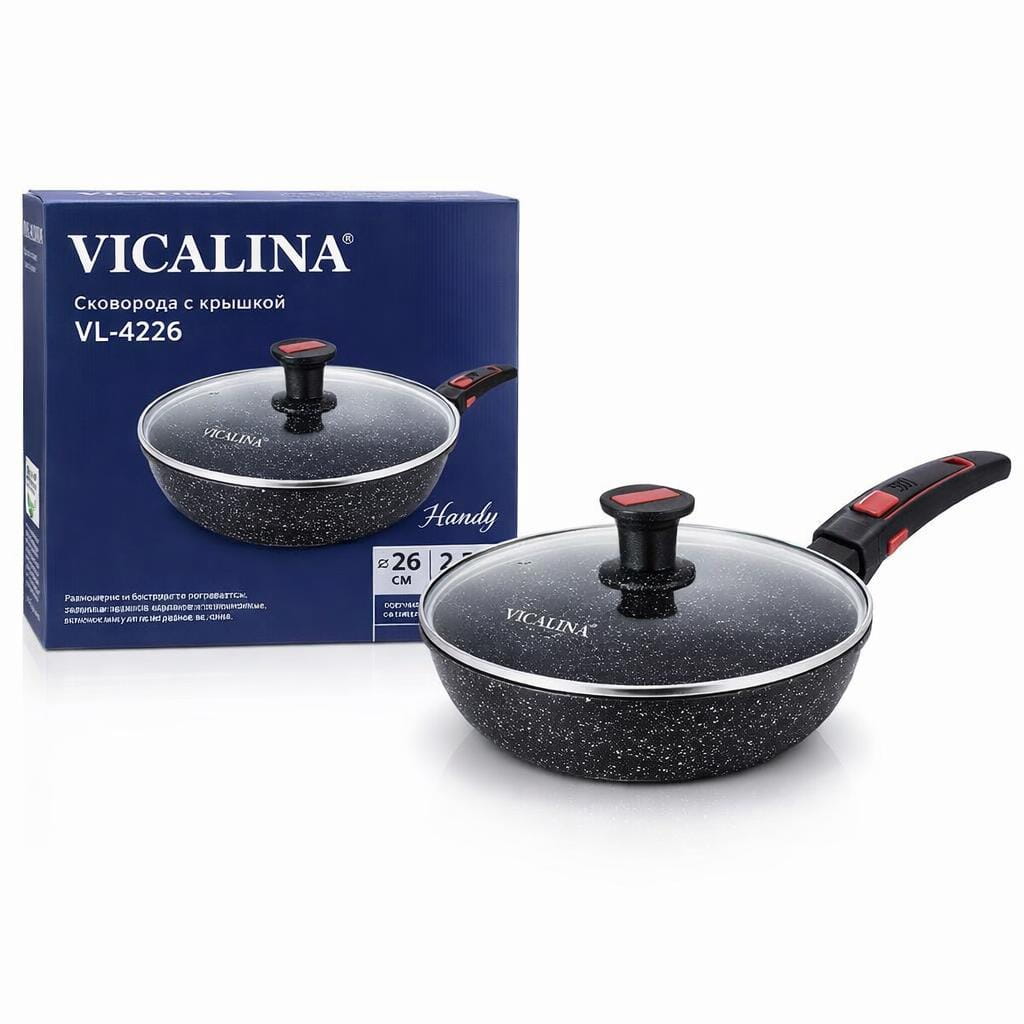 product-photo-1791126631525-0 Сковорода с крышкой VICALINA VL-4226 — изображение 1